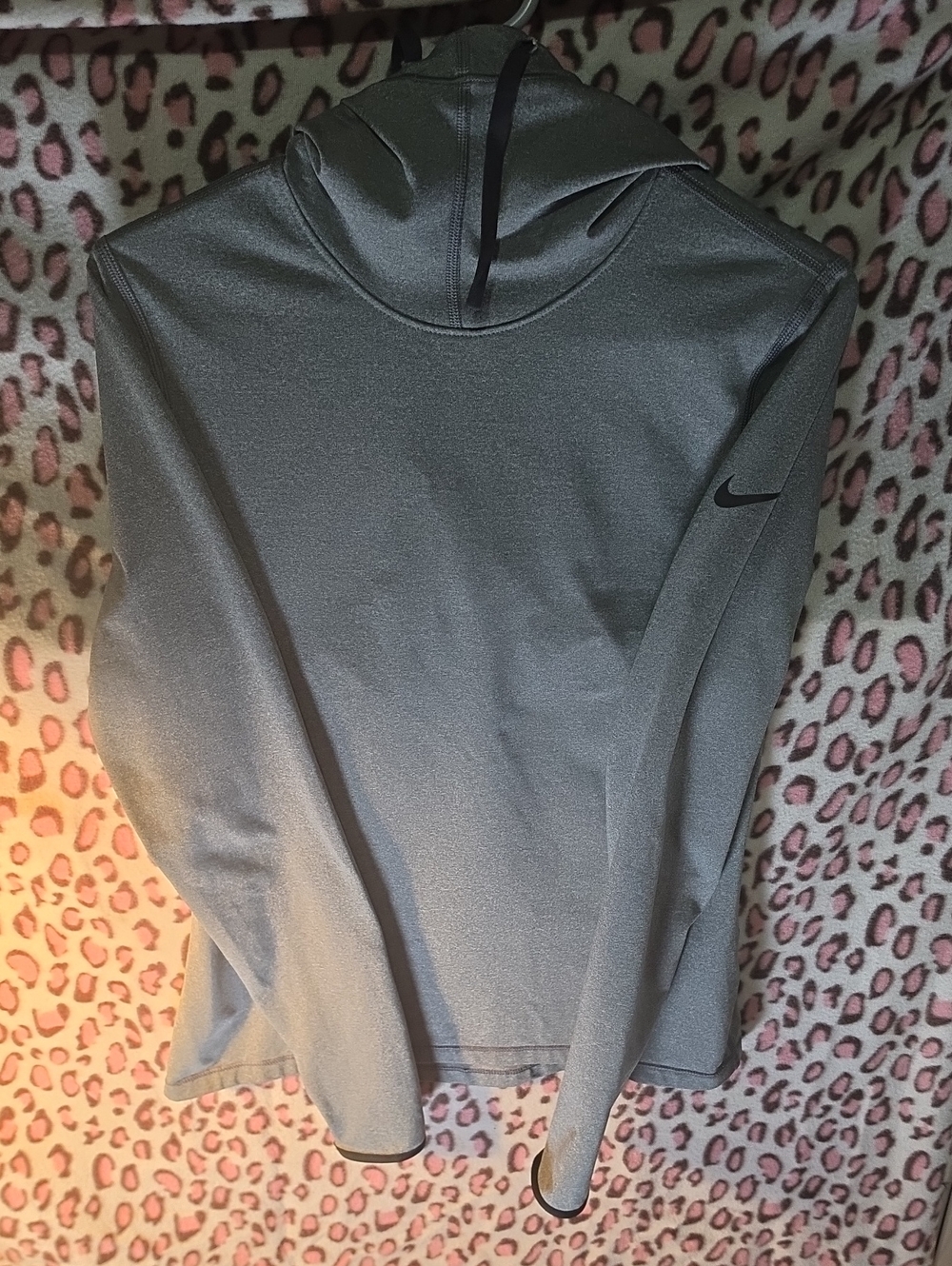 Nike Charcoal Hooded Athletic Pullover